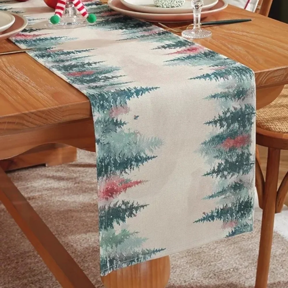 Bubolive Elegant Forest Table Runner 13
